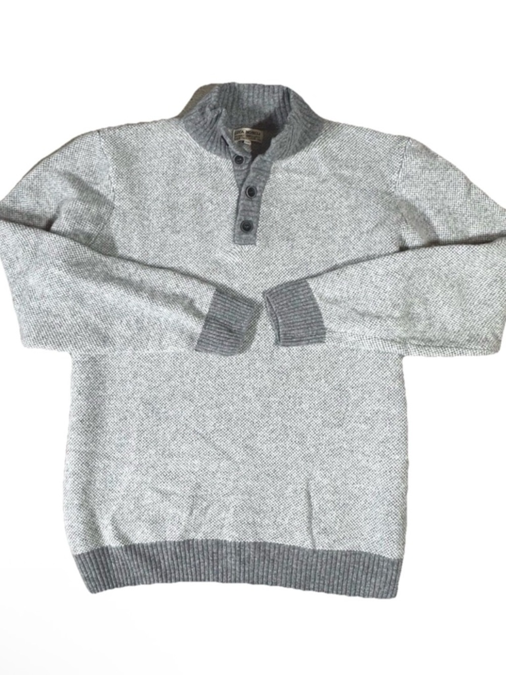Luca Nobili Italian Sweater Wool Blend Quarter Zip Men's XXL Made in Italy